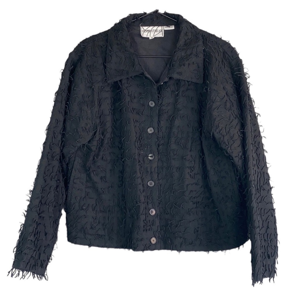 Vintage silverstream textured jacket